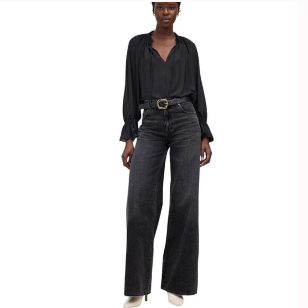 NWT Madewell Superwide-Leg Jeans in Kingswood Wash